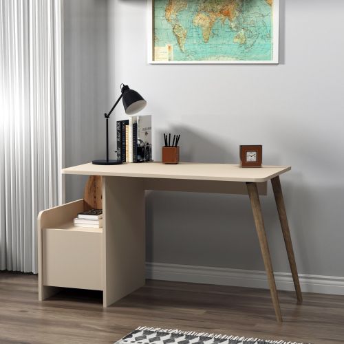 Suave Light WalnutBeige Study Desk slika 3