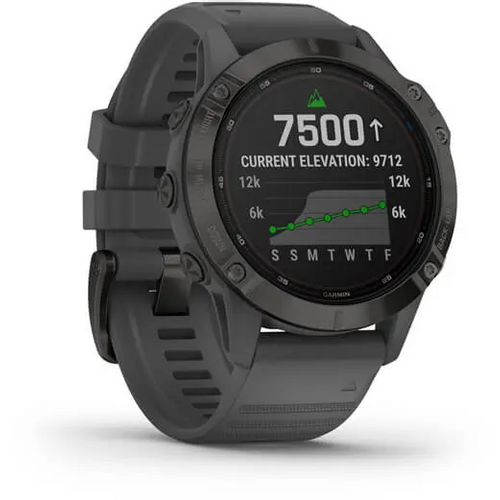 Garmin Fenix 6 PRO Solar Black / Slate Gray remen slika 3