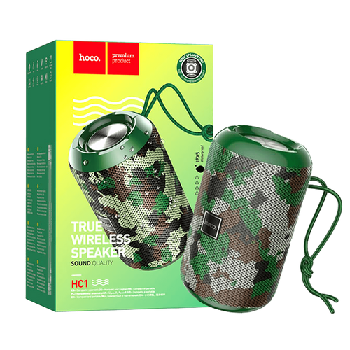 hoco. Bežični zvučnik BT "HC1 Trendy sound" zvučnik - HC1 Camouflage Green slika 1