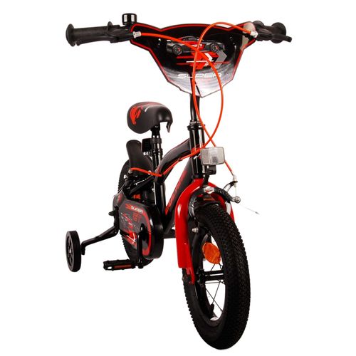 Dječji bicikl s dvije ručne kočnice Volare Super GT 12" crveni slika 10