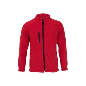 XGB3 Flis muški duks na kopčanje Loki Thermo FULL Zip, Red