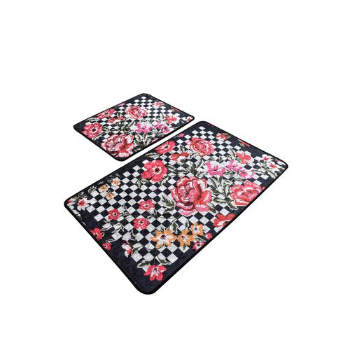 Colourful Cotton Set kupaonskih prostirki (2 komada) Black Rose slika 2