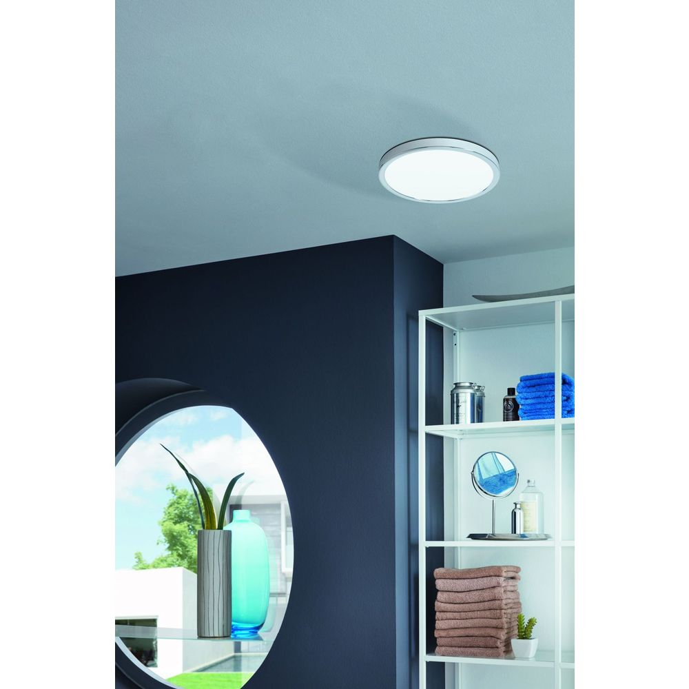 Eglo Fueva 5 nadgradna led, 20w, 2300lm, ip44, prom 285, bijela/krom/plastika  slika 10