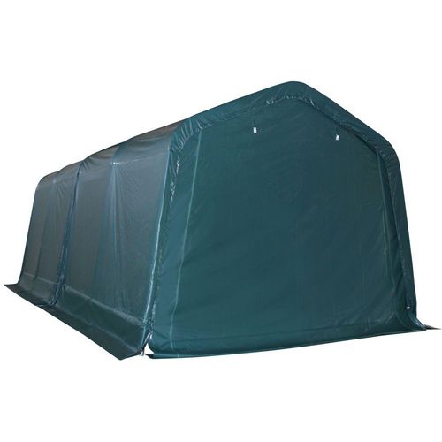 Uklonjivi šator za stoku PVC 550 g/m² 3,3 x 6,4 m tamnozeleni slika 4