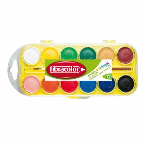 Milla Toys Vodene Boje Fibracolor Sa Četkicom 12/1 slika 1