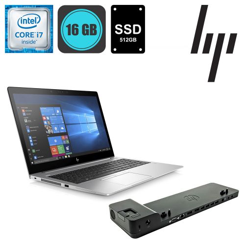 HP EliteBook 850 G5 i7-8650U, 16GB, 512GB SSD + Docking station - rabljeni uređaj slika 1