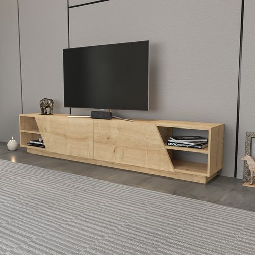 Rhodes - Oak Oak TV Stand slika 3