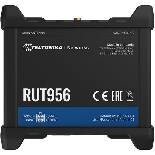 Teltonika  4G/LTE&WiFi Profesionalni celularni ruter za vozila sa 2 SIM, RUT956 slika 2