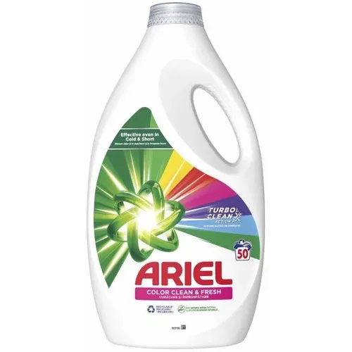 Ariel tečni deterdžent za veš Color Clean & Fresh 2.5l 50pranja slika 1