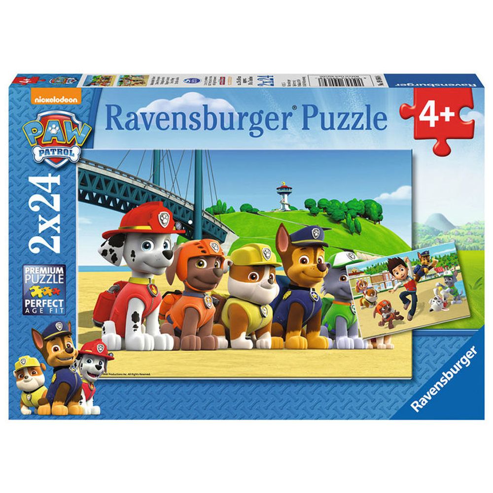 Puzzle Patrulla Canina Paw Patrol Beach 2x24pz slika 2