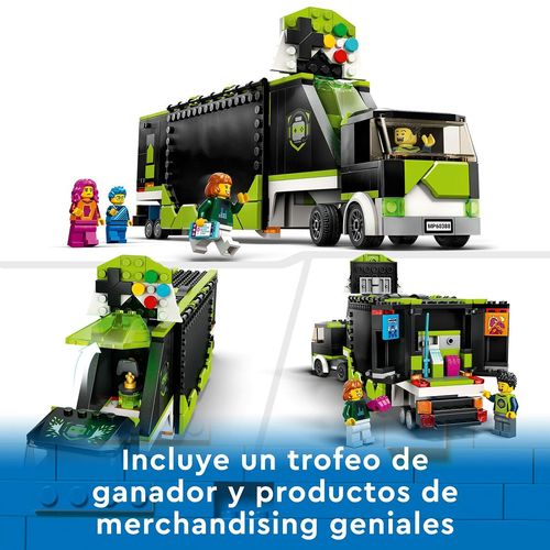 Playset Lego City 60388 The video game tournament truck slika 4