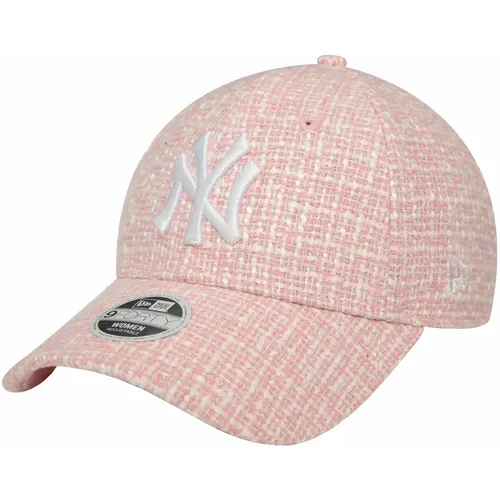 New era wmns summer tweed 9forty new york yankees cap 60434980 slika 1