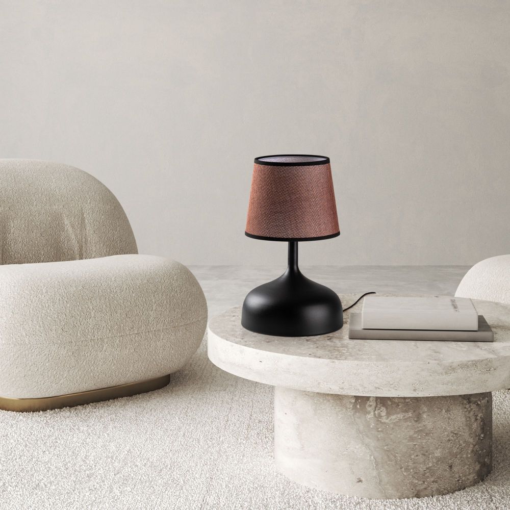 Bulbous - Crna i Smeđa Stočna Lampa 15451 slika 3