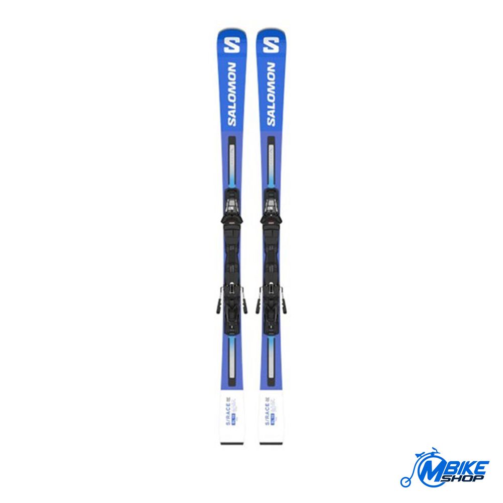 Salomon Skije E S/Race SL 10 Blue/White + Vezovi E Z12 GW Grey/Black F80 slika 1