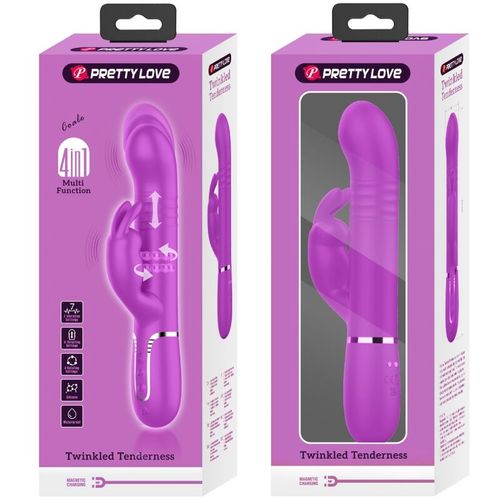 Pretty Love Coale Rabbit Vibrator - Tirkizna slika 17