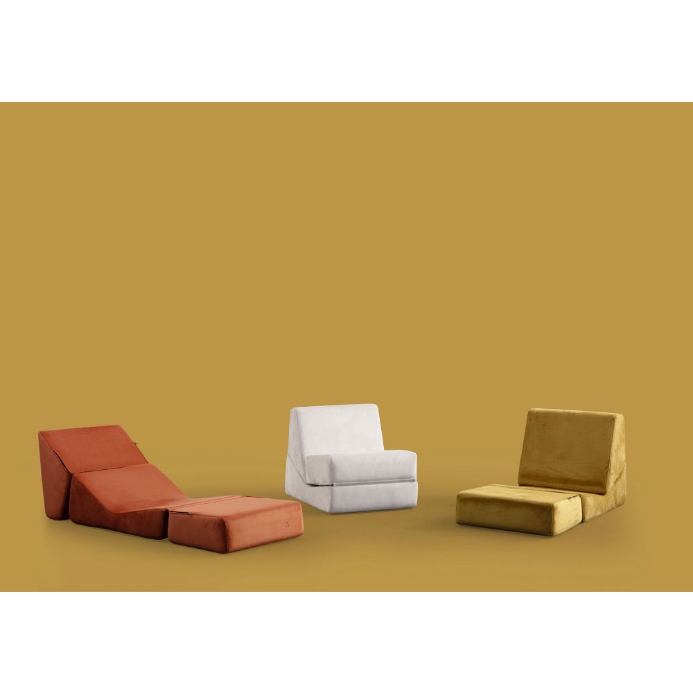 Origami Konvertibilni - Senf 1-Sjedalni Sofa-Krevet slika 7