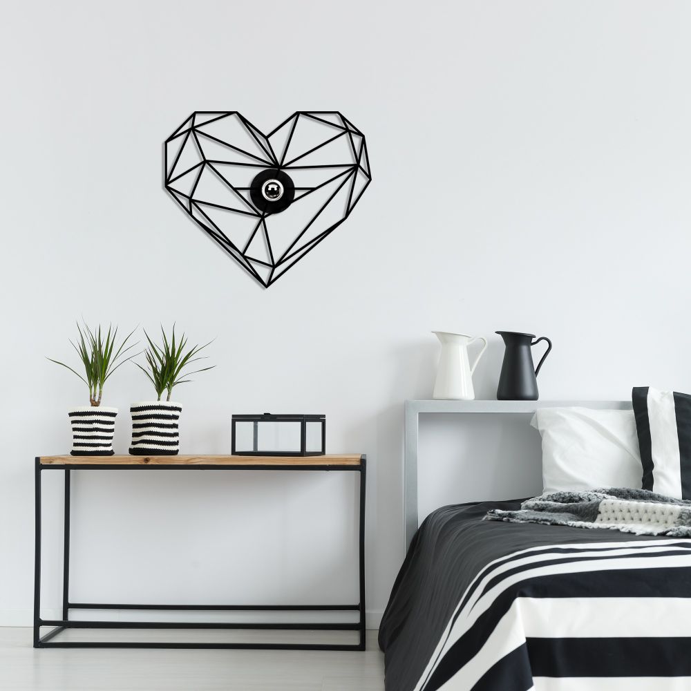 W-046 Crna Zidna Lampa slika 1