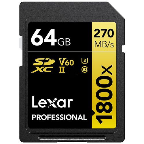 Lexar 64GB SDXC UHS-II 1800x memorijska kartica slika 2