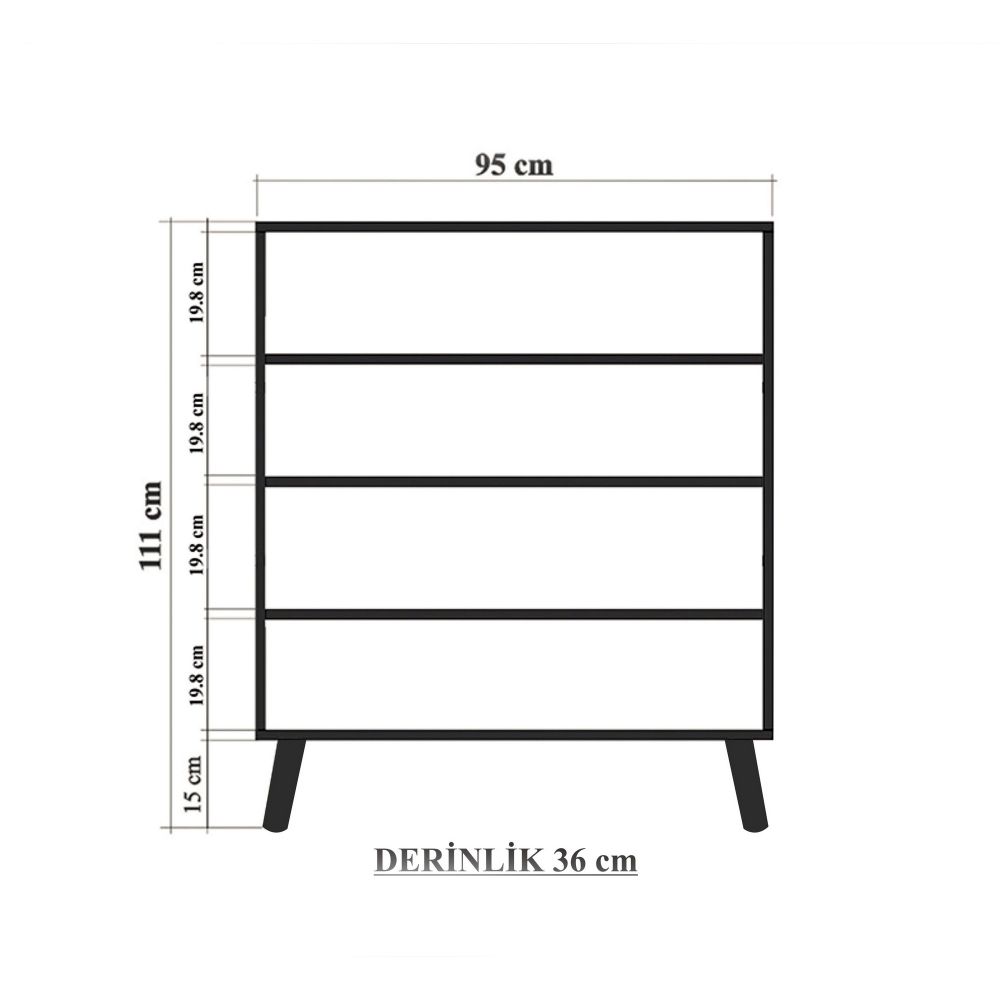 Multilux - 200 - 1053 Sonomo Antracit Set Namještaja za Hodnik slika 11