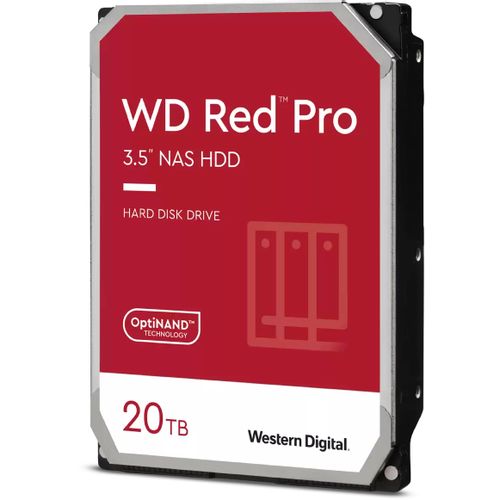 WD 20TB 3.5" SATA III 512MB 7.200 WD201KFGX Red Pro hard disk slika 1