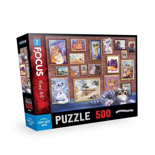 Blue Focus Puzzle 500 delova Simpatične mace slika 1