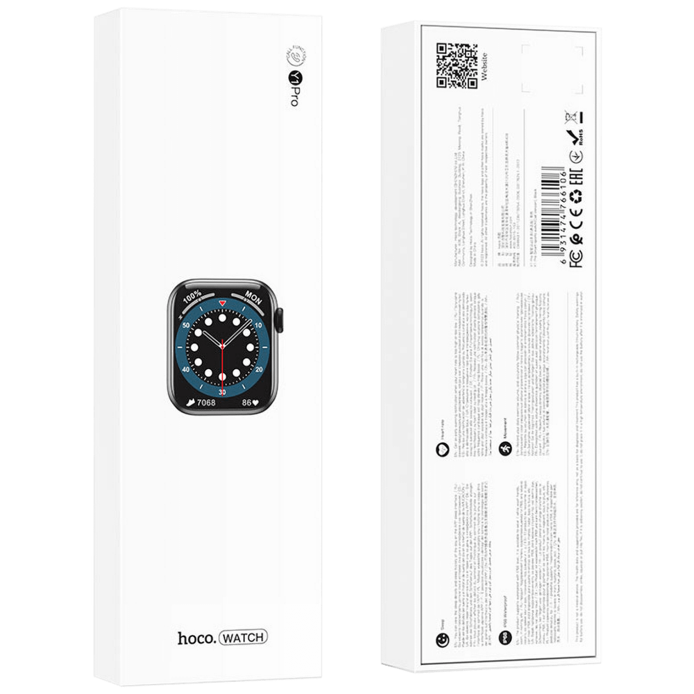hoco. Sat pametni, 1.75", TFT zaslon, Dual Bluetooth, IP68 - Y1 Pro slika 2