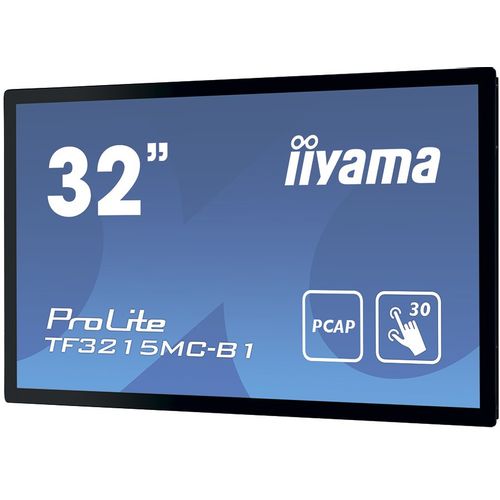 IIYAMA Monitor 32" PCAP Bezel Free 30-Points Touch Screen, 1920x1080, AMVA3 panel, VGA, HDMI, 460cd/m², 3000:1, 8ms, Landscape or Portrait mount, USB Touch Interface, VESA 200x200mm, MultiTouch with supported OS, Open frame model with rubber seal slika 2