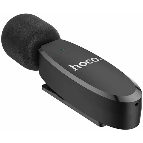 HOCO bežični lavalier mikrofon za iPhone Lightning 8-pin L15 crni slika 3