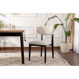 Lionte - Set stolica u bijeloj i crnoj boji (2 komada)