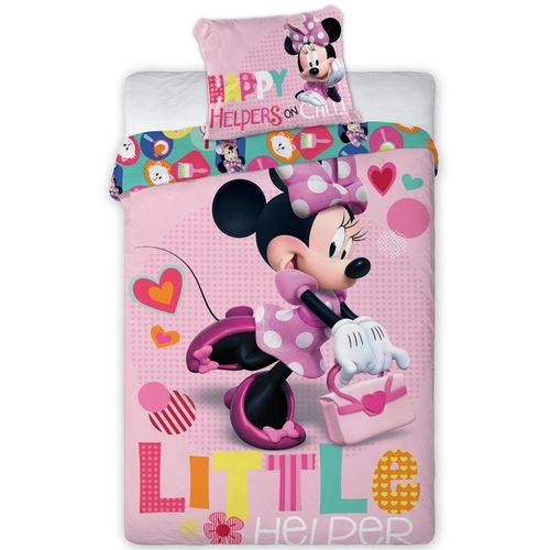 Posteljina Za Decu Minnie Mouse - Little Helper 160x200cm + 70x80cm slika 1