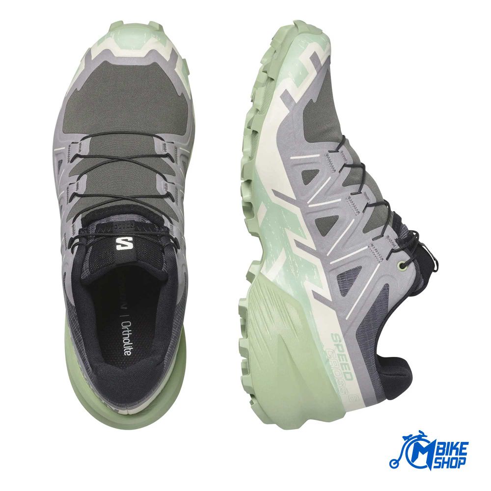Salomon Ženske patike Speedcross 6, Castlerock/Vanilla Ice/Smoke Green slika 2