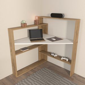 Kelly - Walnut, White Walnut
White Study Desk