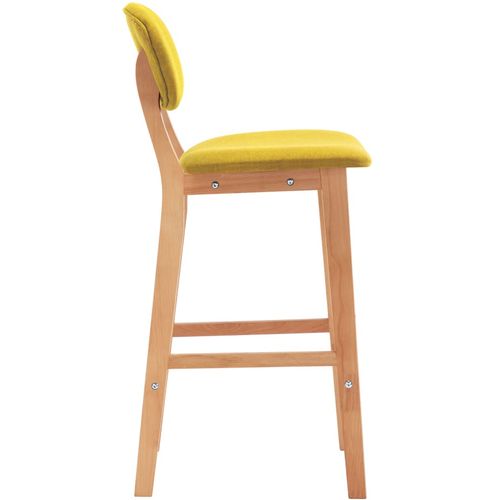 Barski stolci od tkanine 2 kom boja senfa slika 27