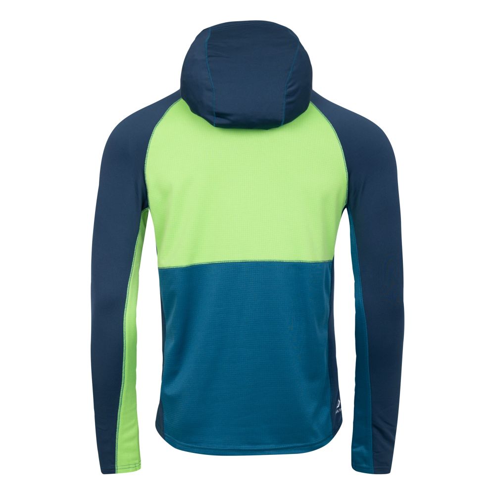 Dare2B Muški duks na kopčanje Assimilate II Core Stretch, Moonlight Denim/Green slika 3