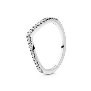 Ženski prsten Pandora Wishbone Silver Veličina 8