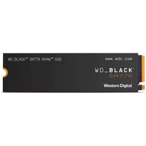 WD 500GB M.2 NVMe Gen4 SSD WDS500G3X0E SN770 Black slika 1