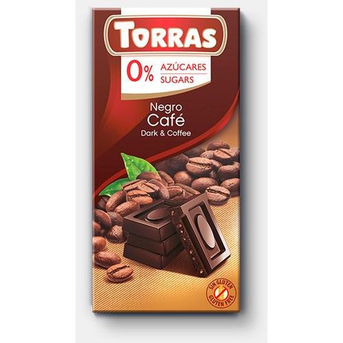 Torras Tamna čokolada s kavom 75 G slika 1