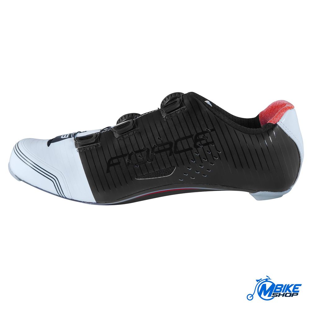 Force Cipele za biciklizam Road Cavalier Carbon Black/White/Red 41 slika 2