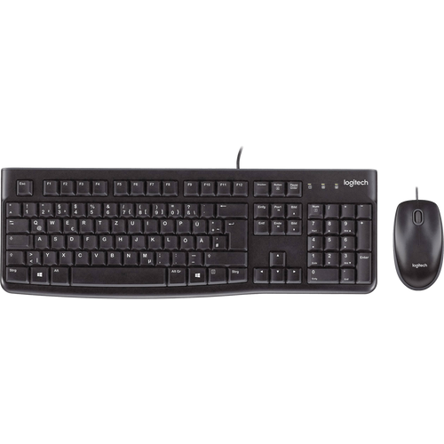 Logitech Tipkovnica+miš, set, žični, USB - MK120 slika 1