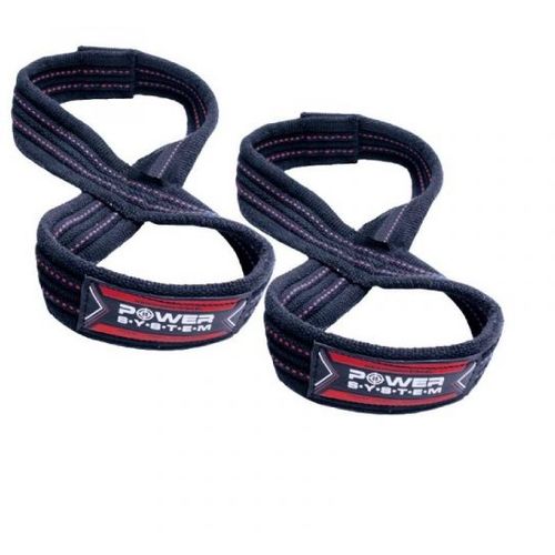 PS Lifting Straps Figure 8 - black/red - L/XL slika 1