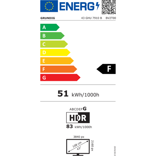 Grundig LED TV 43 GHU 7910B slika 3