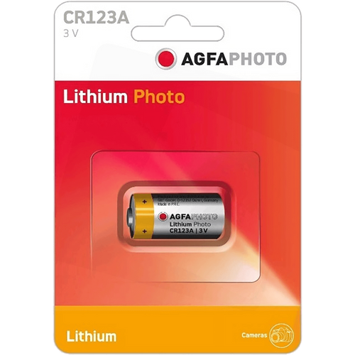 Agfa Baterija litijumska CR123A, 3V, blister 1 komad - CR123A B1 slika 2