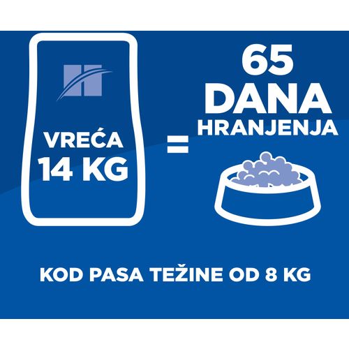 Hill's Science Plan MEDIUM PUPPY Hrana s Jagnjetinom i Pirinčem, 14 kg slika 2