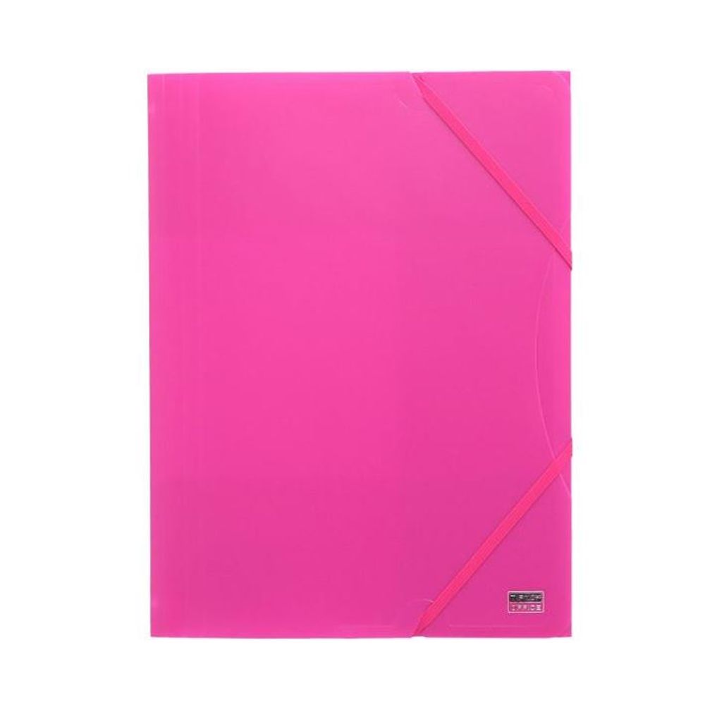 TipTop Office Fascikla 3KL & Gumom A4 PP,  Roza slika 1