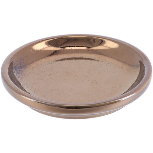 TENDANCE POSUDA ZA SAPUN 11,8X2CM PORCELAN BRONZE EFECT slika 1