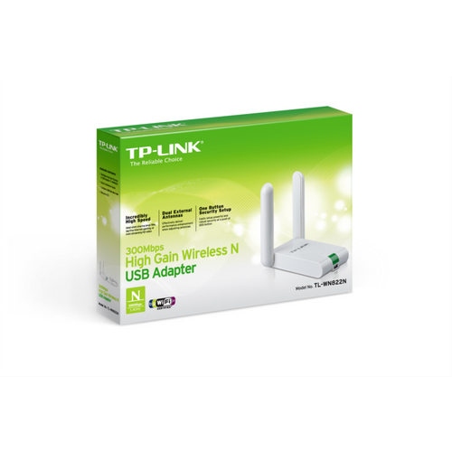 TP-LINK WN822N Bežična USB mrežna kartica s antenom, 300Mbps slika 4