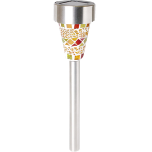 home Solarna vrtna LED lampa, mozaik, staklo / metal, 300 mAh - MX 459/1