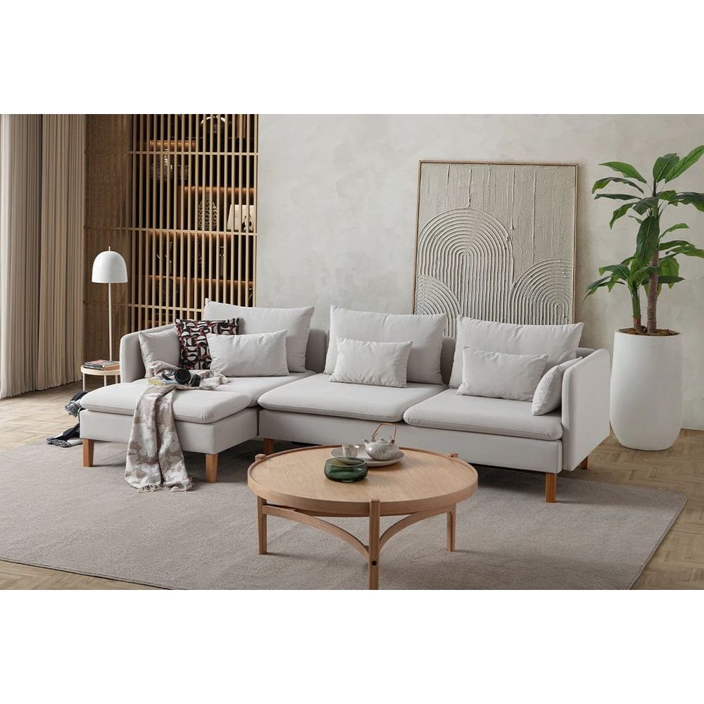 Ugaona Sofa Flexy Relax - boja: krem slika 1