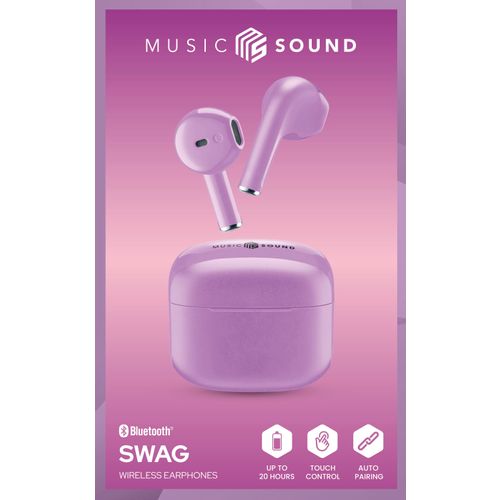 Cellularline Music Sound bluetooth slušalice TWS Swag violet slika 2