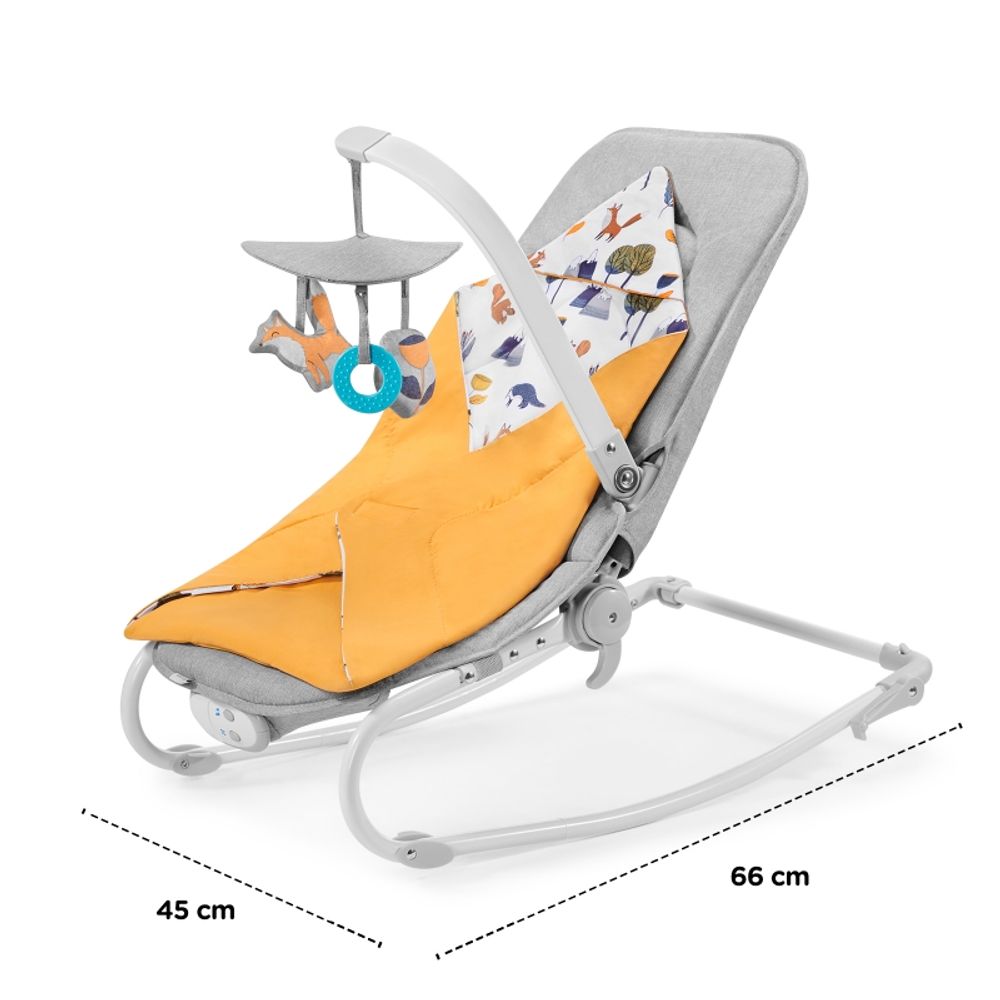 Kinderkraft Električna ležaljka FELIO, Grey slika 8